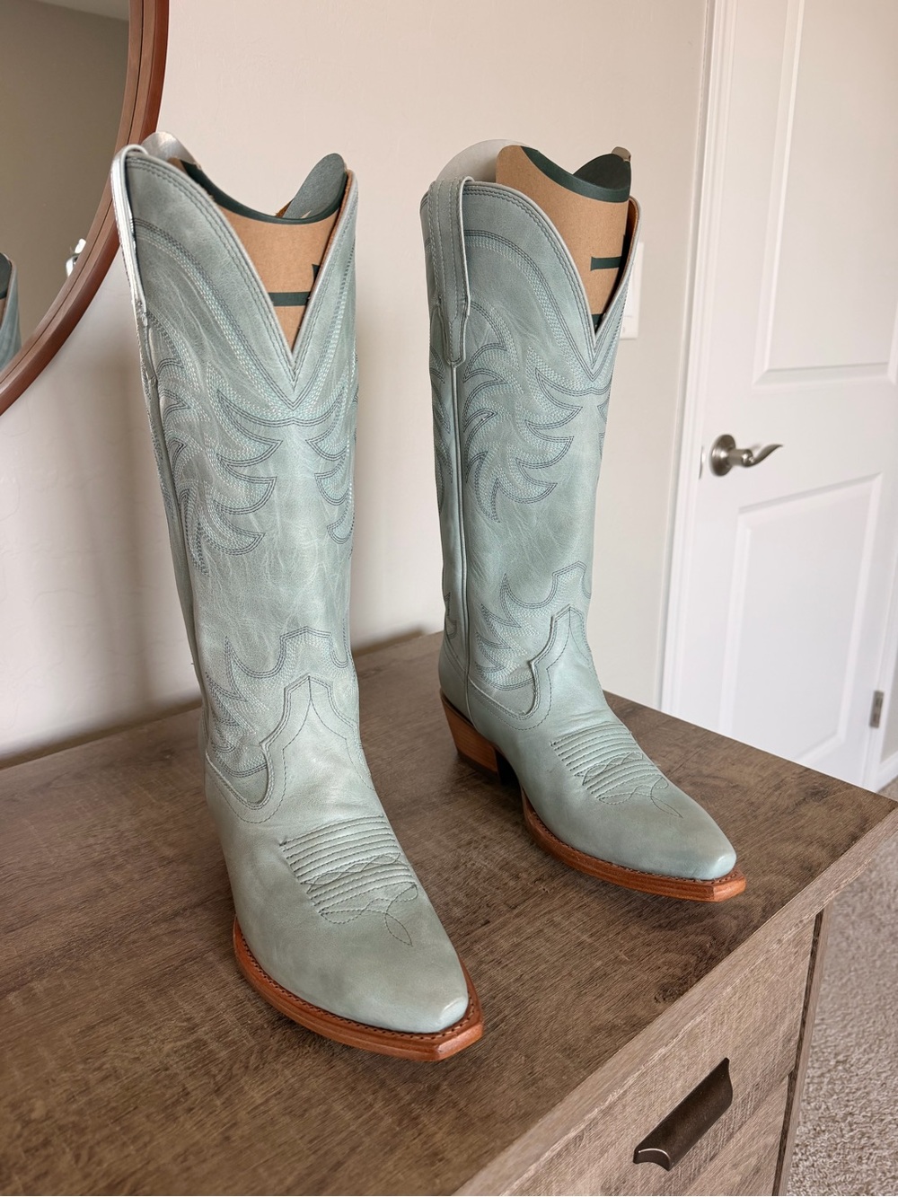 Tecovas Annie Slate Cowboy Boots - Picture 2 of 10